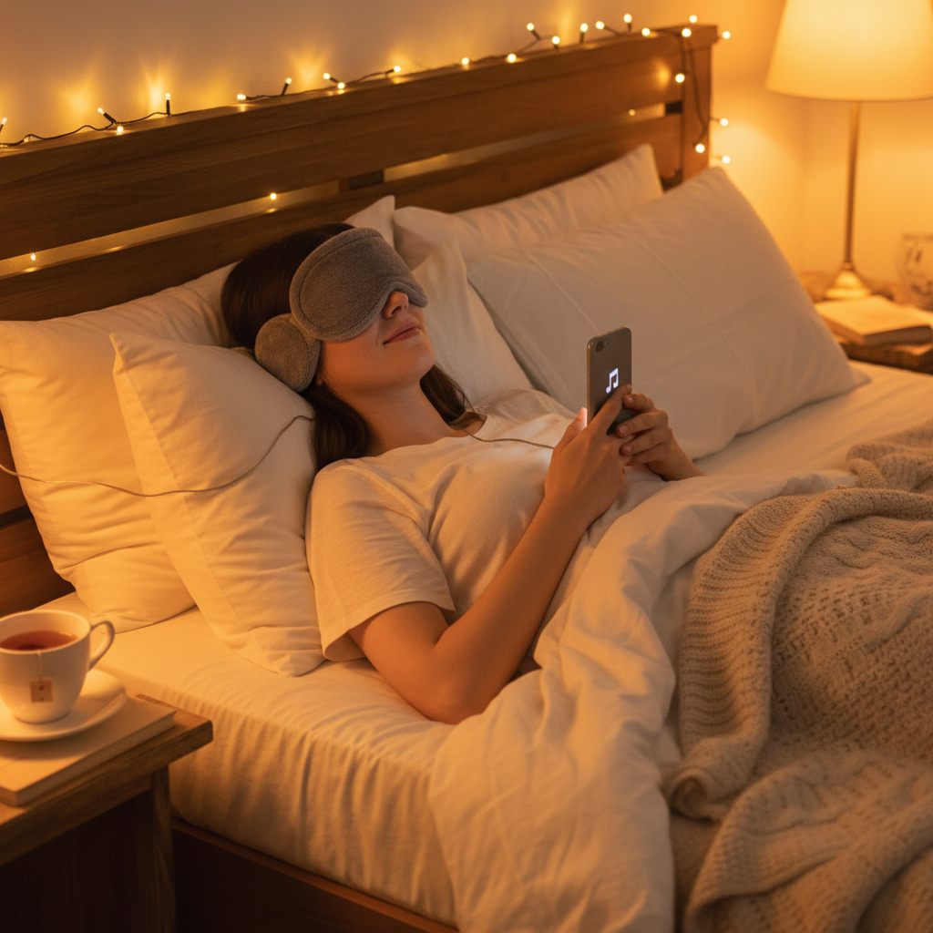 Bandeau casque sommeil